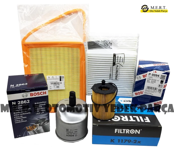 Peugeot 2008 1.6 e-Hdi Komple Bakım Seti Filtre Yağ Triger Devirdaim - 3