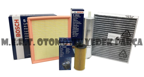 Bmw 3.20D F30 Dizel Filtre Bakım Seti 2011-2015 Bosch