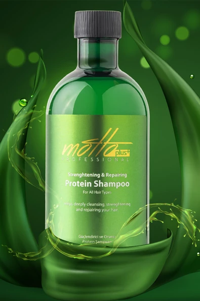 Motto Plus Professional Güçlendirici Ve Onarıcı Protein Şampuan 400 Ml - 3