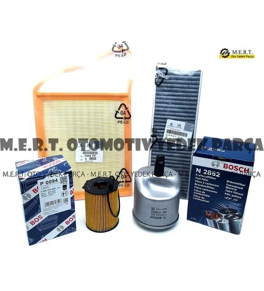 Citroen Berlingo 1.6 Hdi Komple Bakım Seti Filtre Yağ Triger Devirdaim - Resim 2