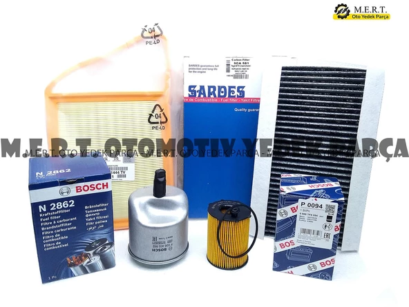 Peugeot 508 1.6 e-Hdi Komple Bakım Seti Filtre Yağ Triger Devirdaim - Resim 3