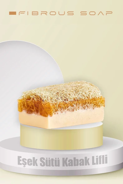 Motto Plus Professional Nemlendirici Etkili Doğal Kabak Lifli Eşek Sütü Sabunu 120 Gr - 3