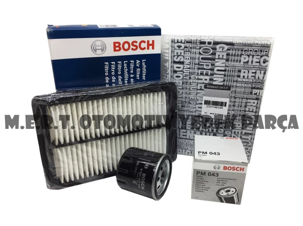 J11 Nissan Qashqai 1.5 Dci Filtre Bakım Seti Hava-Yağ-Polen 3'Lü ürün görseli