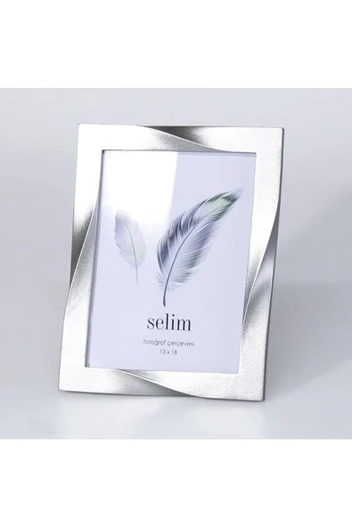 Selim Dekor Curved 13x18 Çerçeve Gümüş