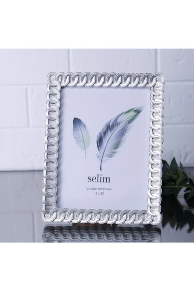 Selim Dekor Ring 15x20 Çerçeve Gümüş - 4