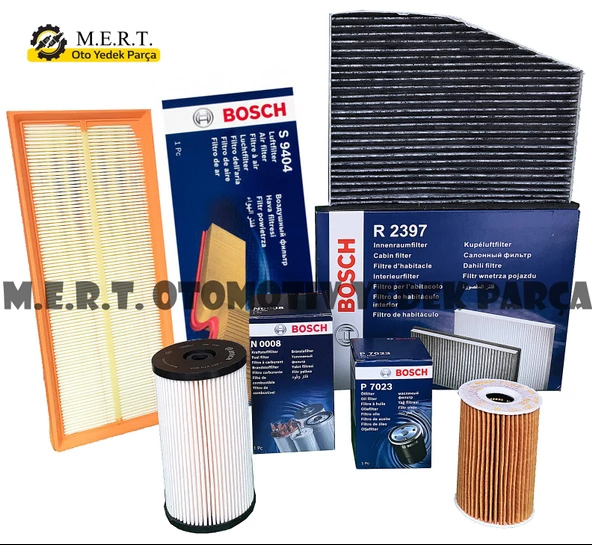 Vw Passat 1.6 Tdı Bosch Dizel Filtre Bakım Seti (2009-2010) Cay