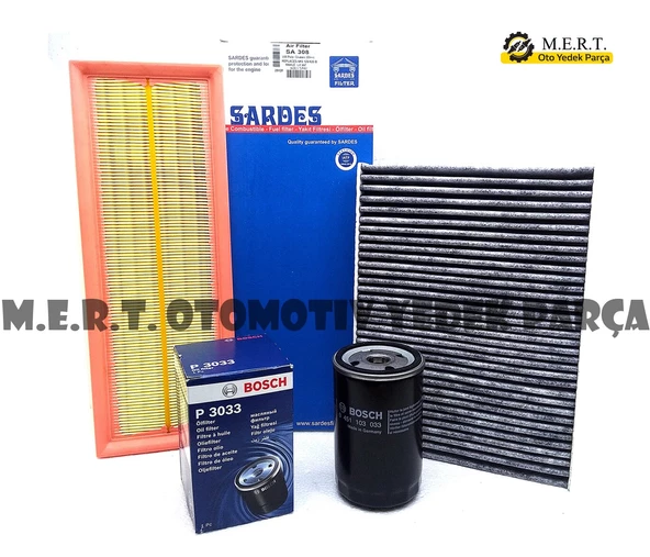 Vw Polo Classic 1.6 100Hp Filtre Bakım Seti (1999-2001) ürün görseli