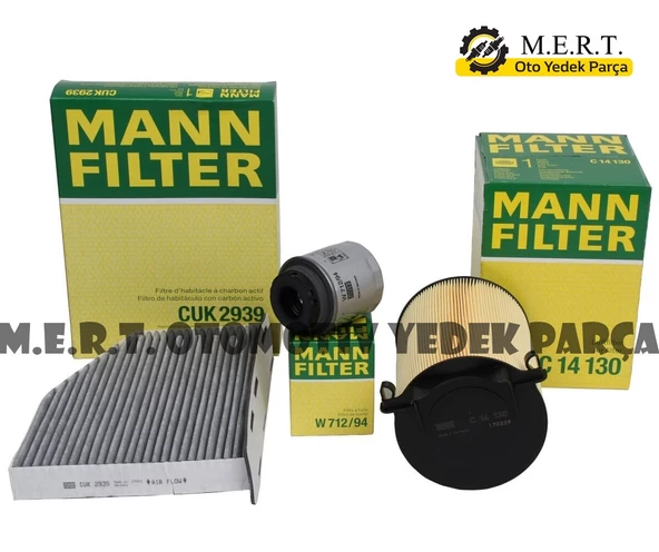 Seat Leon 1.4 Tsı Mann Filtre Bakım Seti (2008-2012) Cax ürün görseli