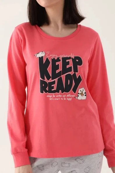 Rolypoly Kadın Uzun Kollu Pijama Takımı  3244S - 5