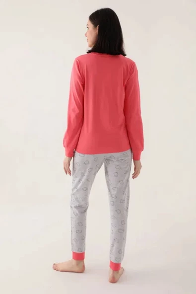 Rolypoly Kadın Uzun Kollu Pijama Takımı  3244S - 3