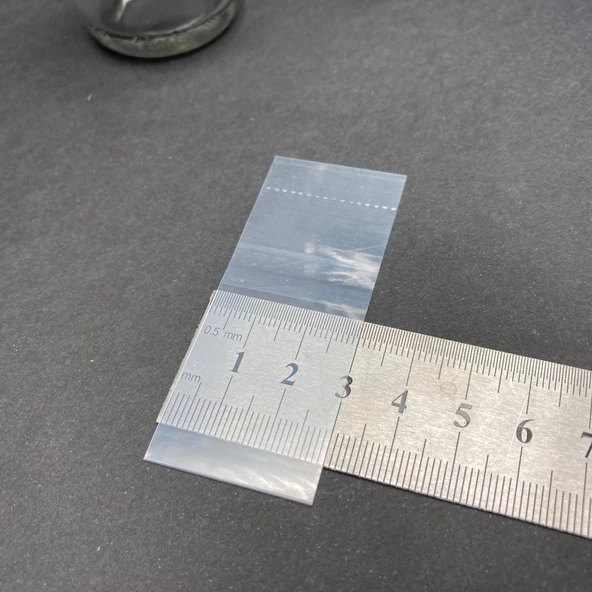 Şişe Kavanoz Emniyet Garanti Bandı 38-43 mm Ağız Uyumlu , Şişe Emniyet Bandı x 100 Adet - 2