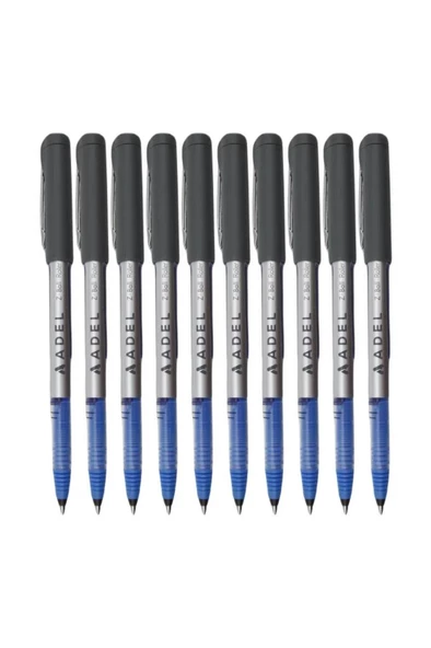 Adel Z-Ball 0.7 Mm Roller Kalem Mavi 10 Adet - 2