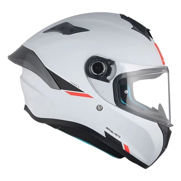 KASK MT HELMETS TARGO S SOLİD MAT BEYAZ - 3
