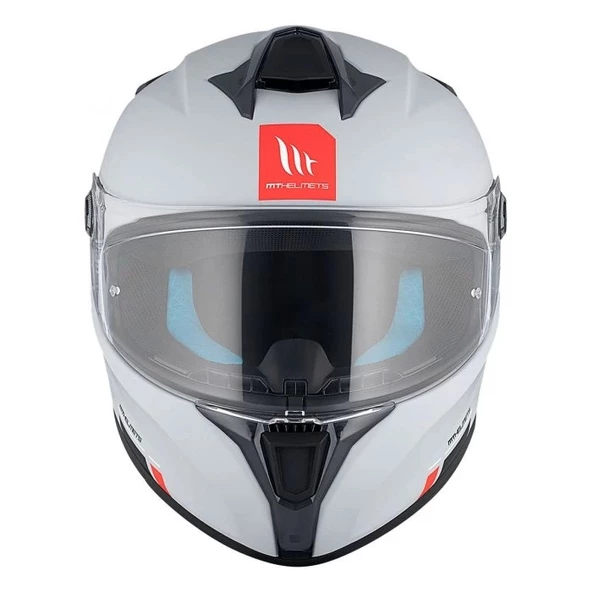 KASK MT HELMETS TARGO S SOLİD MAT BEYAZ - 5