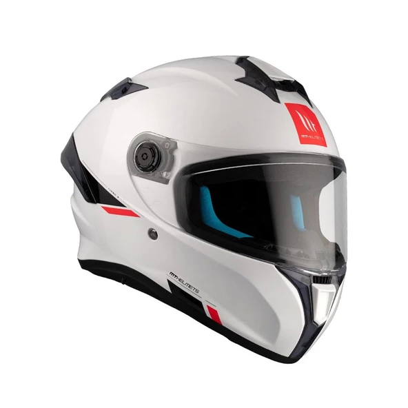 KASK MT HELMETS TARGO S SOLİD MAT BEYAZ - 4