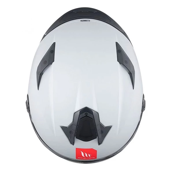 KASK MT HELMETS TARGO S SOLİD MAT BEYAZ - 10
