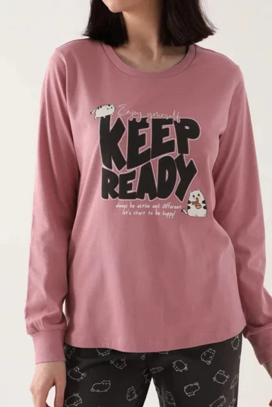 Rolypoly Kadın Uzun Kollu Pijama Takımı  3244S - 6