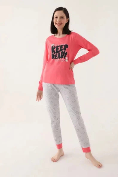 Rolypoly Kadın Uzun Kollu Pijama Takımı  3244S - 4