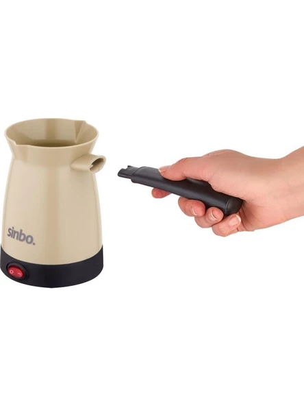 Sinbo SCM 2969 Elektrikli Cezve Kahve Makinesi Krem - 3