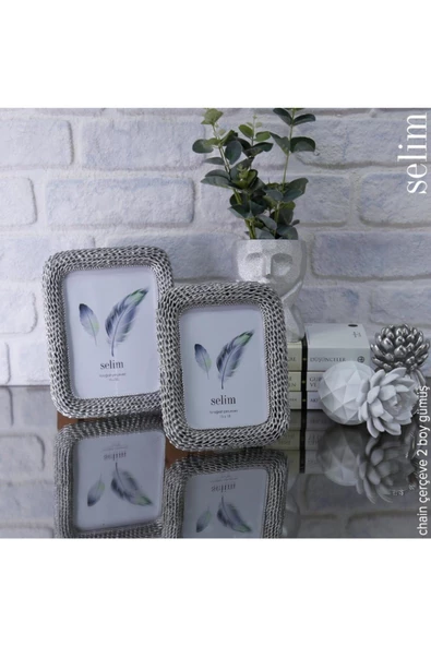 Selim Dekor Chain 13x18 Çerçeve Gümüş - 4
