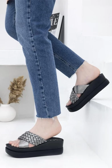 VOGA 2547 DOLGU TOPUK CASUAL ANATOMİK KADIN TERLİĞİ - 7