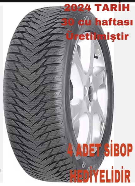 205 55 16 91H UG 8 MS 2024 38. HAFTA ÜRETİMİ KIŞ LASTİĞİ GOODYEAR