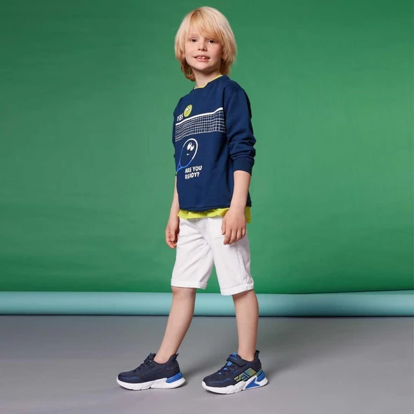 JUMP 26983 COMFORT CASUAL GÜNLÜK ÇIRTLI SPOR AYAKKABI - 5