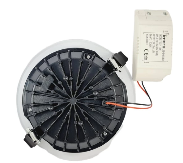 10 WATT LED SPOT TRAFOLU BEYAZ KASA BEYAZ IŞIK  (YDO-F4) - 3