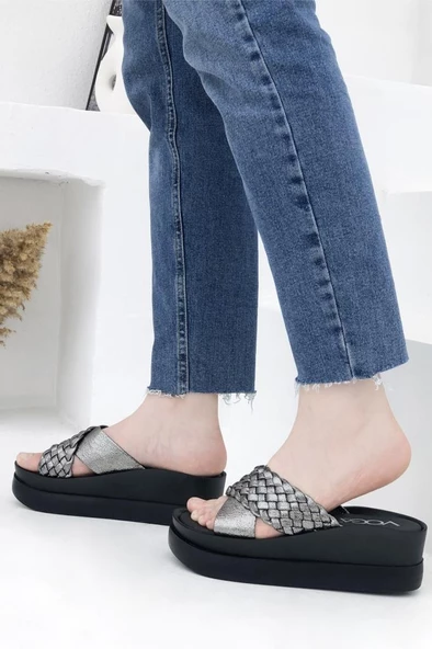 VOGA 2547 DOLGU TOPUK CASUAL ANATOMİK KADIN TERLİĞİ - 4