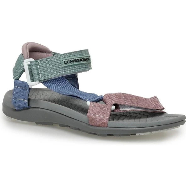 LUMBERJACK GLORY 3FX GRİ-LİLA COMFORT CASUAL ANATOMİK SPOR SANDALET - 2