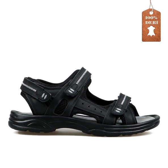 HAMMER JACK 556 1617 HAKİKİ DERİ CONFORT CASUAL GÜNLÜK ANATOMİK SANDALET - 6