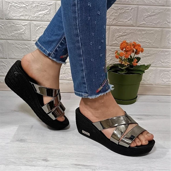 VOGA 2003 COMFORT CASUAL DOLGU TOPUKLU KADIN TERLİĞİ - 5