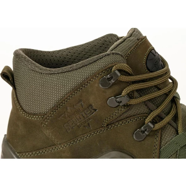 SCOOTER 1492 HAKİ NUBUK HAKİKİ DERİ WATERPROFF SU GEÇİRMEZ BOT - Resim 5