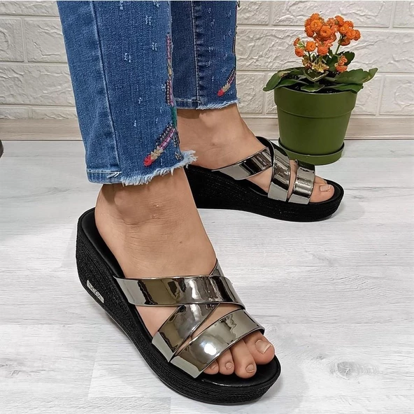 VOGA 2003 COMFORT CASUAL DOLGU TOPUKLU KADIN TERLİĞİ - 6