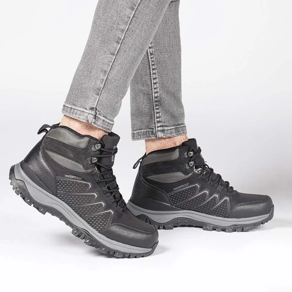 JUMP 25685 SU GEÇİRMEZ WATERPROOF COMFORT CASUAL OUTDOOR AYAKKABI BOT - 4