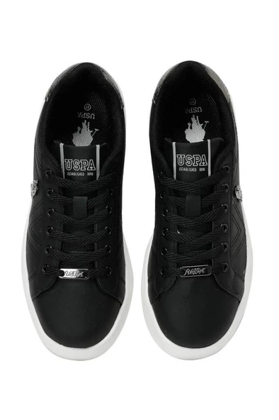 U.S.POLO ASSN EXXY 3FX SİYAH KADIN SNEAKER AYAKKABI - 5