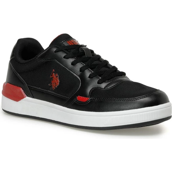 US POLO ASSN PARK 3FX SİYAH COMFORT CASUAL ERKEK SNEAKER - 3