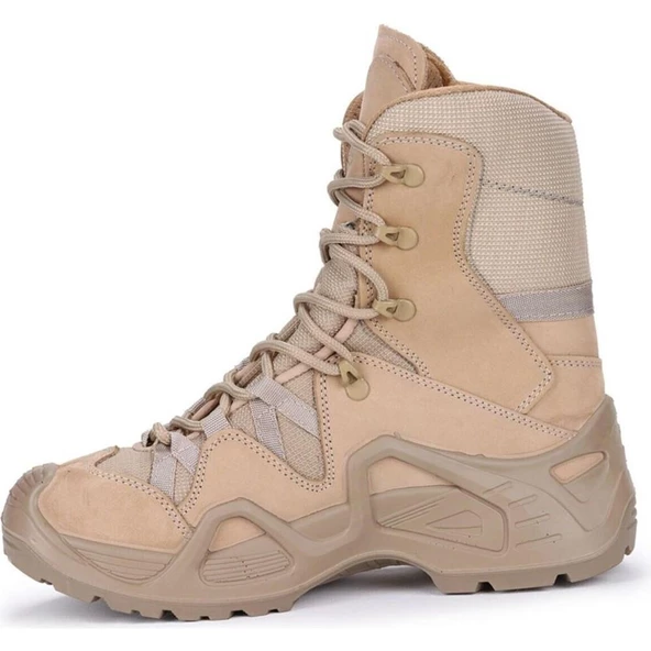 SCOOTER 1490 HAKİKİ DERİ SU GEÇİRMEZ WATERPROFF ANATOMİK BEJ NUBUK OUTDOOR BOT - Resim 3