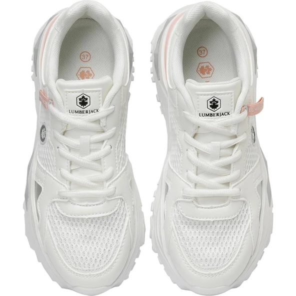 LUMBERJACK CHUKE BEYAZ KADIN SPOR AYAKKABISI - Resim 5
