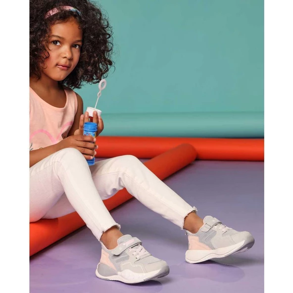 JUMP 27016 COMFORT CASUAL ÇIRTLI ÇOCUK SPOR AYAKKABISI - 4