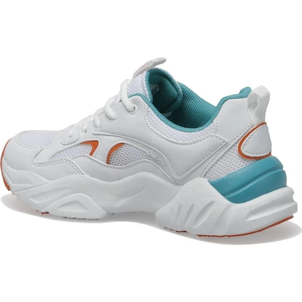 LUMBERJACK DAKOTA 3FX BEYAZ TURUNCU COMFORT CASUAL BAYAN SNEAKER - Resim 3