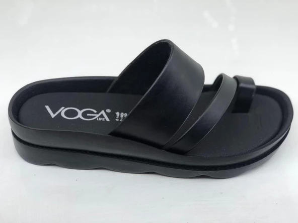 VOGA 1740 SİYAH CİLT COMFORT CASUAL BAYAN TERLİK - 3