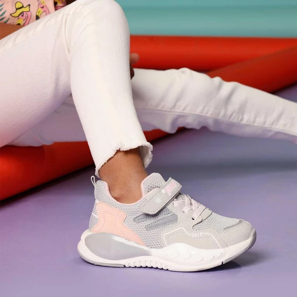 JUMP 27016 COMFORT CASUAL ÇIRTLI ÇOCUK SPOR AYAKKABISI - 5
