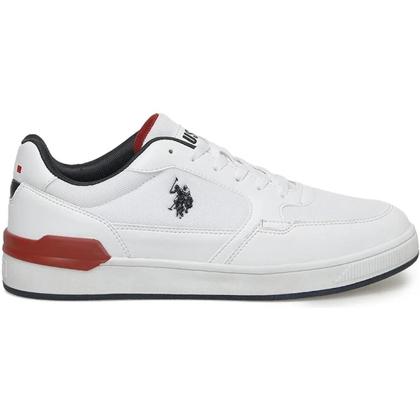 U.S.POLO ASSN PARK 3FX BEYAZ COMFORT CASUAL GÜNLÜK SPOR AYAKKABI - Resim 3