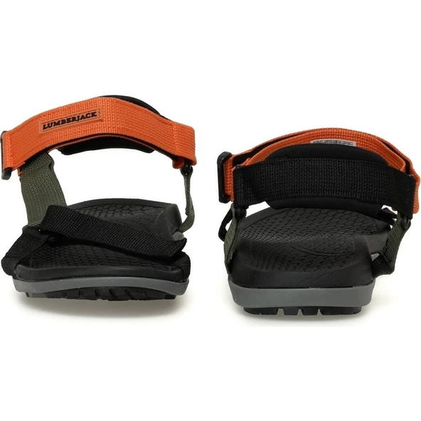 LUMBERJACK GLORY 3FX HAKİ-TURUNCU COMFORT CASUAL ANATOMİK SPOR SANDALET - 7