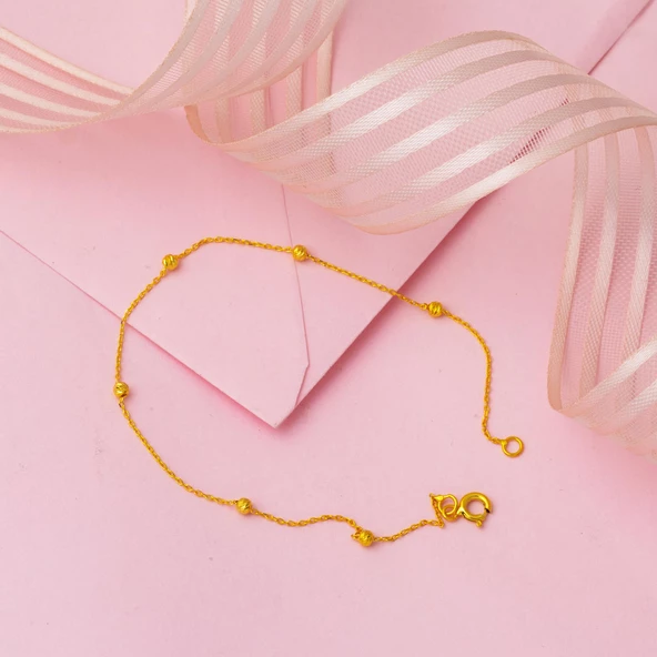 22 Ayar Kolye Bileklikli Spor Altın Set - 6