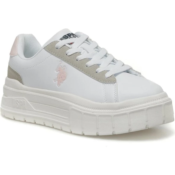 U.S.POLO ASSN MEZZO 3PR BEYAZ COMFORT CASUAL GÜNLÜK SPOR AYAKKABISI - 4