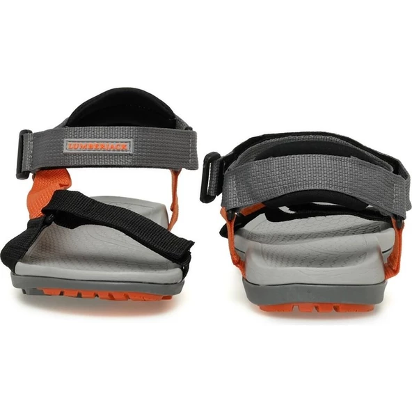 LUMBERJACK GLORY 3FX TURUNCU-GRİ COMFORT CASUAL ANATOMİK SPOR SANDALET - 6