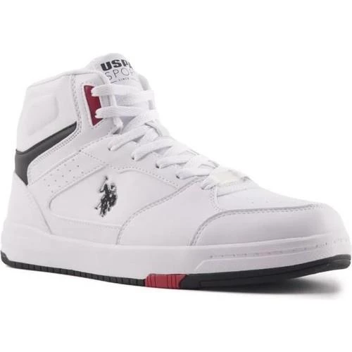 U.S.POLO ASSN PRESTO HI 3PR BEYAZ BOGAZLI COMFORT CASUAL SNEAKER - 4