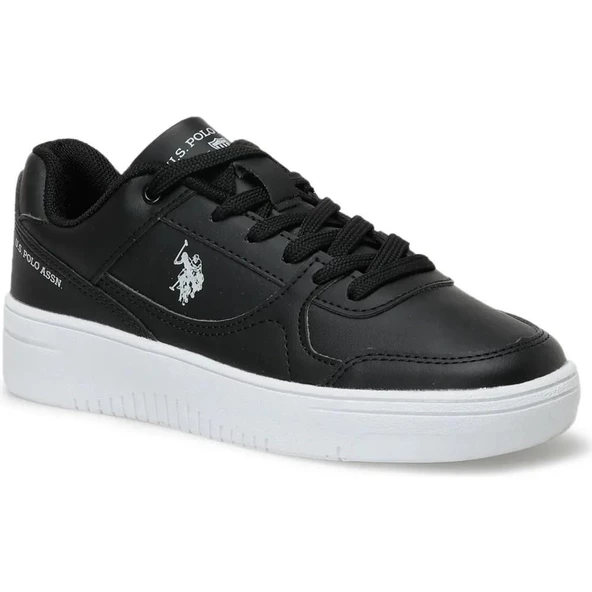U.S.POLO ASSN LEE 3PR SİYAH BEYAZ COMFORT CASUAL GÜNLÜK SPOR AYAKKABISI